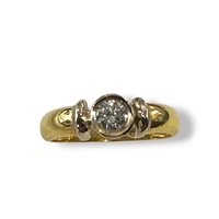 Anello Gianni Pace Donna Solitari in Oro giallo Diamante GPGSLG6